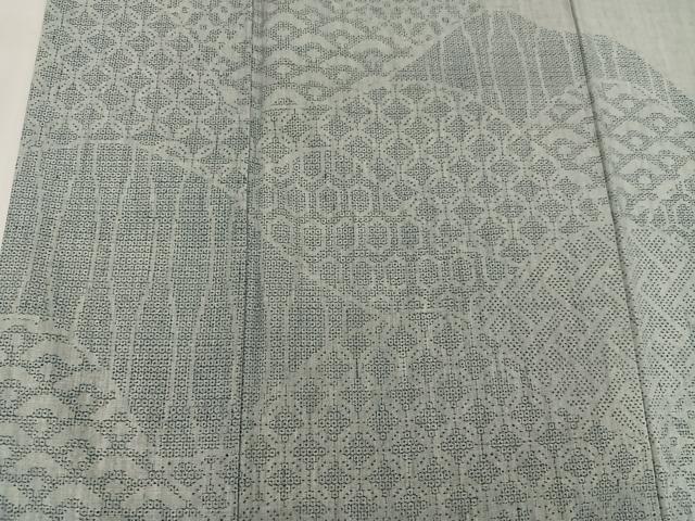 平和屋着物●訪問着 本場結城紬地 吉祥文 正絹 逸品 BAAW3625mz