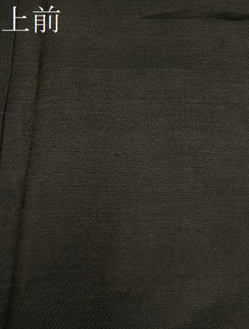平和屋着物●上質な色無地 濡羽色 正絹 逸品 BAAW3626mz