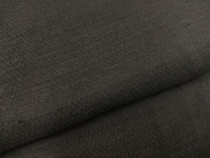 平和屋着物●上質な色無地 濡羽色 正絹 逸品 BAAW3626mz