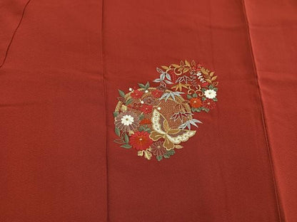 平和屋着物●豪華振袖 総刺繍 スワトウ刺繍 花蝶文 金銀糸 正絹 逸品 BAAW3634mz