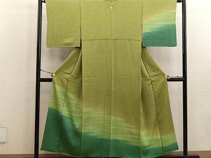 平和屋着物●訪問着 江戸小紋 霞文 鮫小紋柄 正絹 逸品 BAAW3646mz