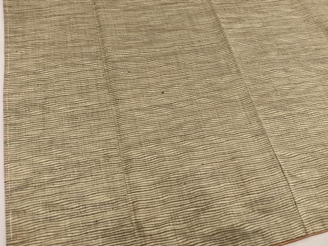 平和屋着物●上質な紬 幾何学文様 正絹 逸品 BAAW3648mz