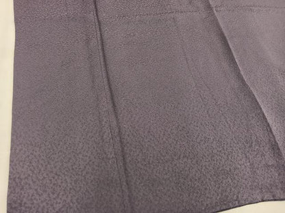 平和屋着物●上質な色無地　葡萄鼠色　正絹　逸品　BAAW3651mz