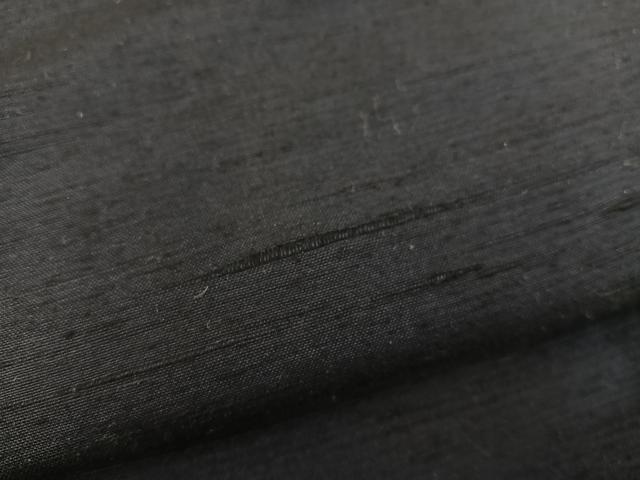 平和屋着物●男性 紬 アンサンブル 蝋色 正絹 逸品 BAAW3658mz
