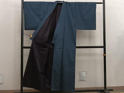 平和屋着物●男性 本場大島紬 アンサンブル 絣文様 証紙付き 正絹 逸品 未使用 BAAW3663mz