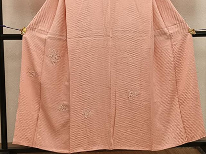 平和屋着物■訪問着　総刺繍　草花文　正絹　逸品　BAAW3669mz