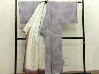 平和屋着物■江戸小紋 霞文 暈し染め 正絹 逸品 BAAW3672mz
