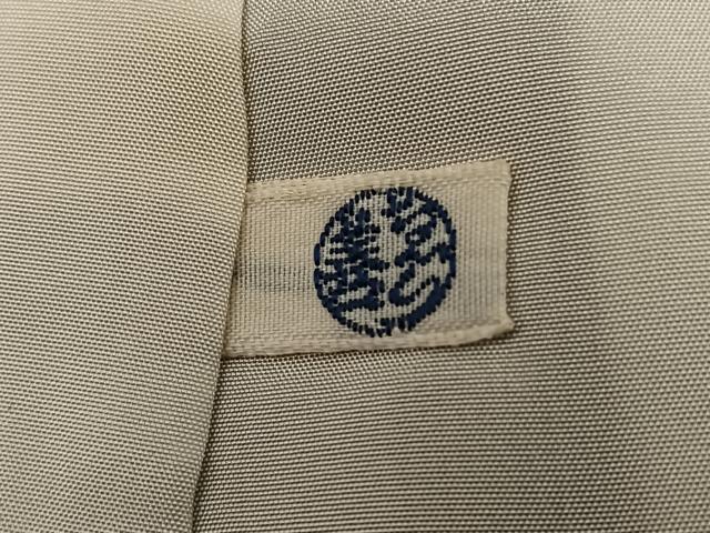 平和屋着物●人間国宝 初代六谷梅軒の息子 二代目 六谷梅軒(六谷博臣)江戸小紋 菊 鬼しぼ縮緬 ゑり善扱い 正絹 逸品 BAAW3687mz