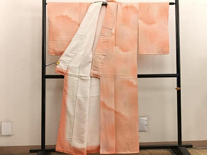 平和屋着物■上質な小紋 萩 暈し染め 正絹 逸品 未使用 BAAW3715mz