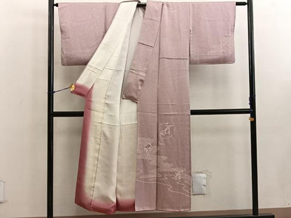 平和屋着物■訪問着 絞り 刺繍 冊子花文 正絹 逸品 BAAW3717mz