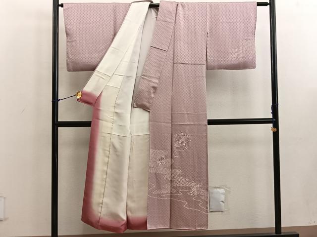 平和屋着物■訪問着 絞り 刺繍 冊子花文 正絹 逸品 BAAW3717mz