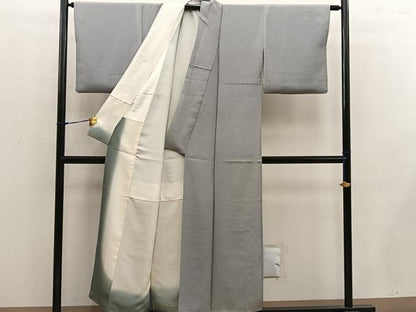 平和屋着物■江戸小紋 幾何学文様 正絹 逸品 BAAW3753mz