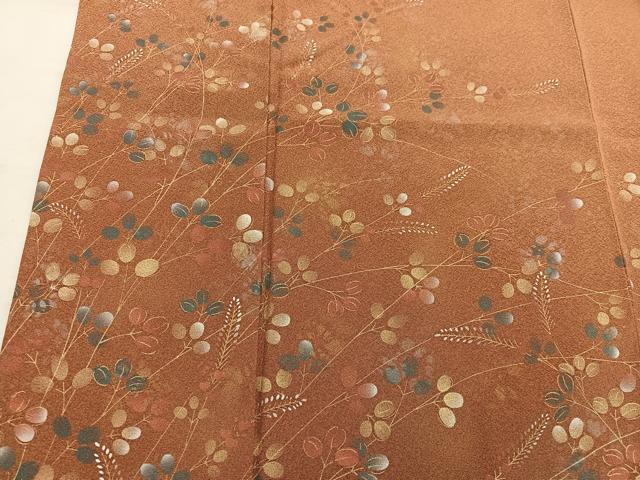 平和屋着物■訪問着 萩 金彩 正絹 逸品 BAAW3766mz