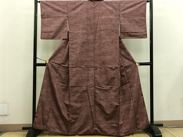 平和屋着物■上質な紬 縞 正絹 逸品 BAAW3795mz