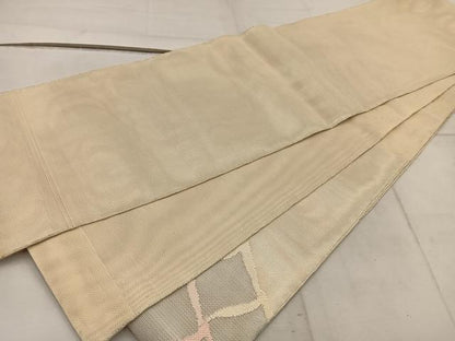 平和屋着物＊夏物 太鼓柄 本袋帯 幾何学文様 正絹 逸品 BAAW3809mz