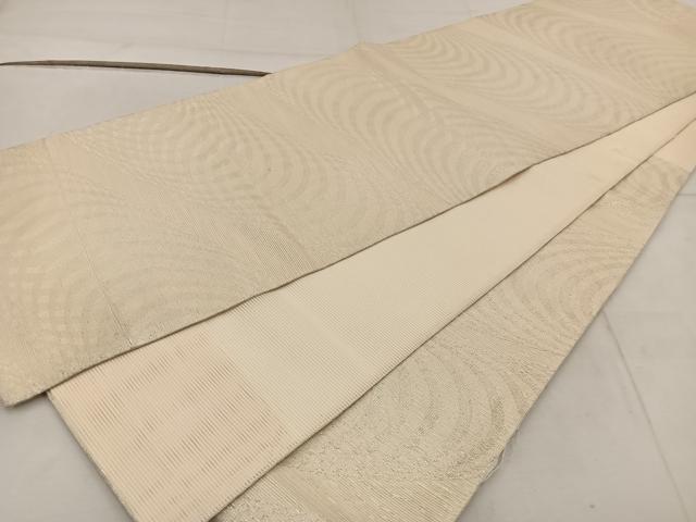 平和屋着物＊夏物 六通柄袋帯 流水文 銀糸 正絹 逸品 BAAW3812mz