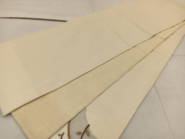 平和屋着物＊夏物 太鼓柄袋帯 枝花文 正絹 逸品 BAAW3813mz