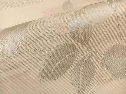平和屋着物＊夏物 六通柄袋帯 草葉文 銀糸 正絹 逸品 BAAW3817mz