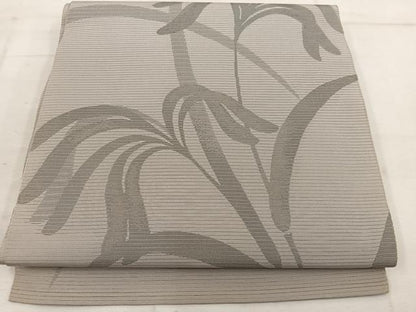 平和屋着物＊夏物 六通柄 本袋帯 草葉文 正絹 逸品 BAAW3822mz