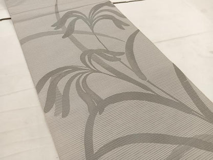 平和屋着物＊夏物 六通柄 本袋帯 草葉文 正絹 逸品 BAAW3822mz
