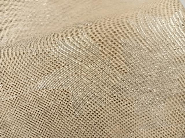 平和屋着物＊夏物 六通柄袋帯 楓文 銀糸 正絹 逸品 BAAW3825mz