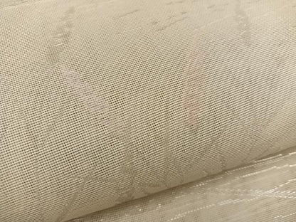 平和屋着物＊夏物 六通柄袋帯 流水草葉文 銀糸 正絹 逸品 BAAW3832mz