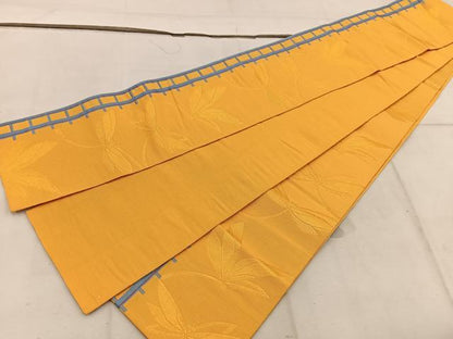 平和屋着物◎本場筑前博多織 半幅帯 草葉文 正絹 逸品 BAAW3881mz