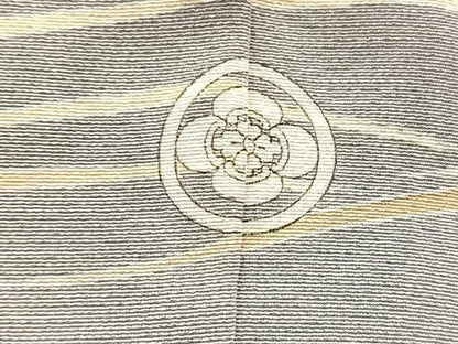平和屋着物■訪問着　作家物　立波破れ色紙花文　暈し染め　金彩　正絹　逸品　BAAW4090hv