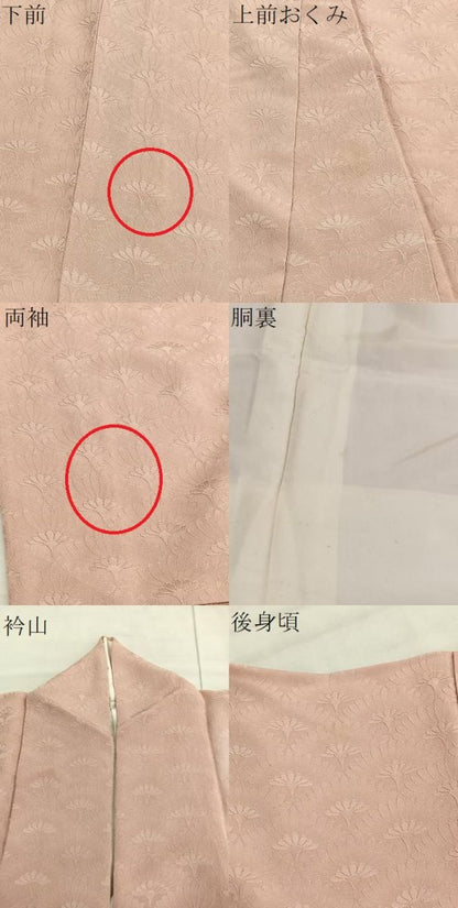 平和屋着物▼訪問着 地紋起こし 裏菊雲取り文 暈し染め 正絹 逸品 BAAW4151hv