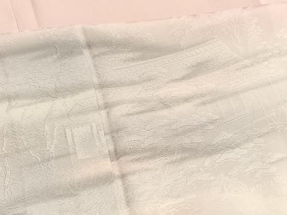 平和屋着物▼訪問着 風景文 暈し染め 金彩 正絹 逸品 BAAW4179hv