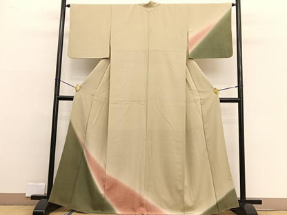 平和屋着物▼訪問着 霞文 暈し染め 金彩 正絹 逸品 BAAW4191hv