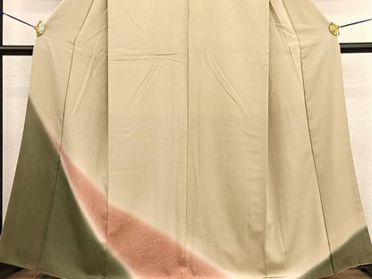 平和屋着物▼訪問着 霞文 暈し染め 金彩 正絹 逸品 BAAW4191hv