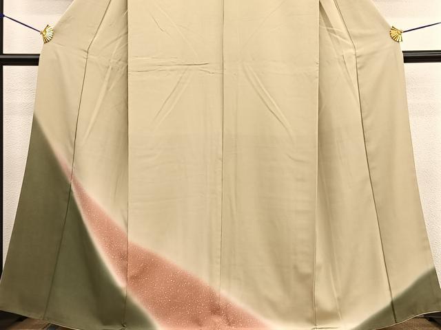 平和屋着物▼訪問着 霞文 暈し染め 金彩 正絹 逸品 BAAW4191hv