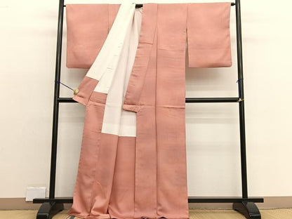 平和屋着物▼上質な小紋 正倉院 霞文 暈し染め 正絹 逸品 BAAW4194hv