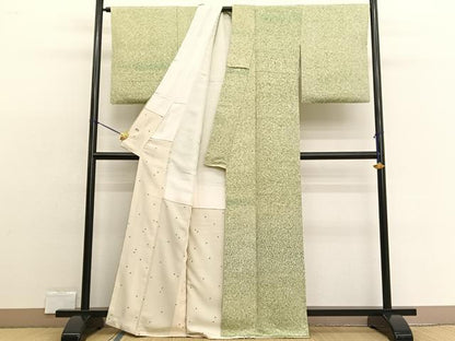 平和屋着物●創業460年・千總 訪問着 鹿の子文様 正絹 逸品 BAAW4203hv