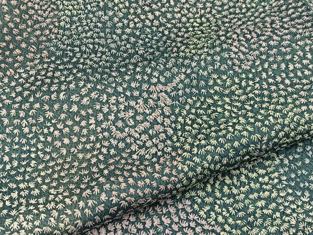 平和屋着物■上質な小紋 草葉文 正絹 逸品 BAAW4221hv