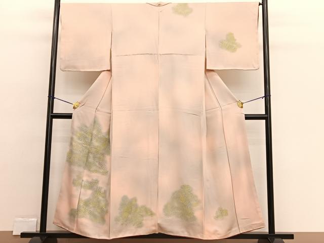 平和屋着物■訪問着 刺繍 御所解文 暈し染め 金糸 正絹 逸品 BAAW4239hv