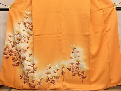 平和屋着物■訪問着 裏菊 暈し染め 金彩 正絹 逸品 BAAW4253hv