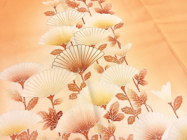 平和屋着物■訪問着 裏菊 暈し染め 金彩 正絹 逸品 BAAW4253hv