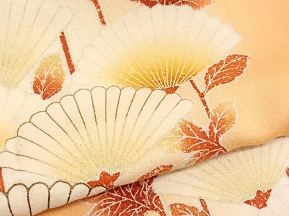 平和屋着物■訪問着 裏菊 暈し染め 金彩 正絹 逸品 BAAW4253hv