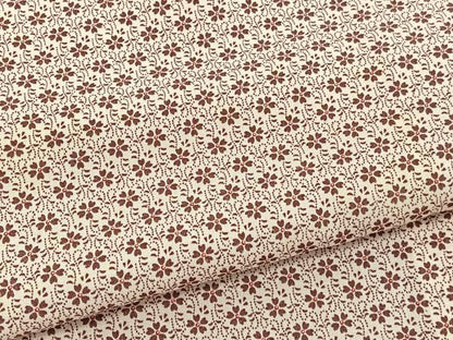 平和屋着物■上質な小紋 桜唐草文 正絹 逸品 BAAW4257hv