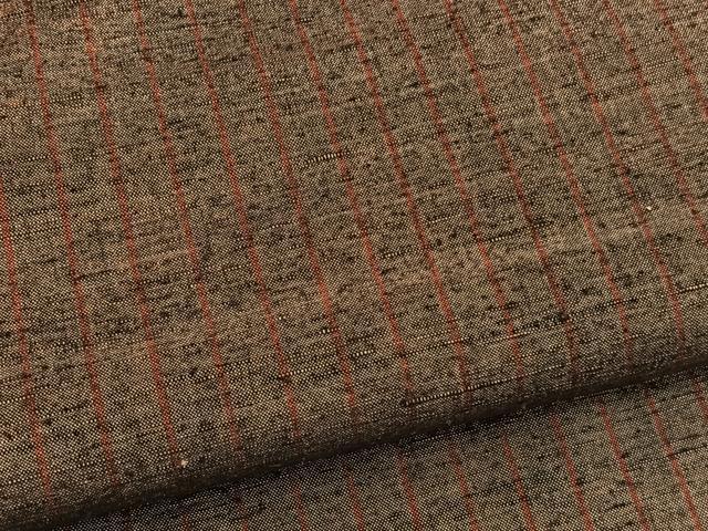 平和屋着物■上質な紬 縞 正絹 逸品 BAAW4273hv