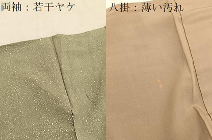 平和屋着物■色留訪問着 葵 たたき染め 正絹 逸品 BAAW4281hv