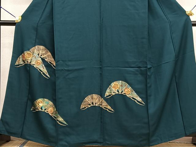 平和屋着物●訪問着　駒刺繍　舞蝶文　金銀糸　正絹　逸品　AABG7142ph 平和屋着物○訪問着 駒刺繍 草葉文 金彩 正絹 逸品 AABH9745phの通販