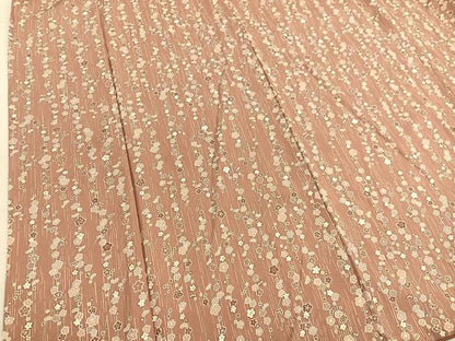 平和屋着物■上質な小紋 枝梅文 正絹 逸品 BAAW4313hv