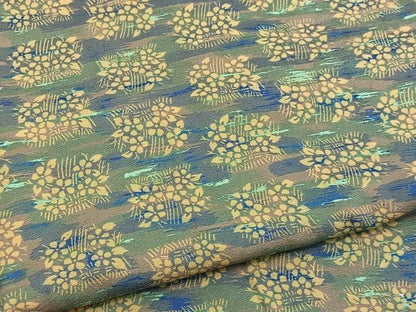 平和屋着物■上質な小紋 草花文 正絹 逸品 BAAW4320hv