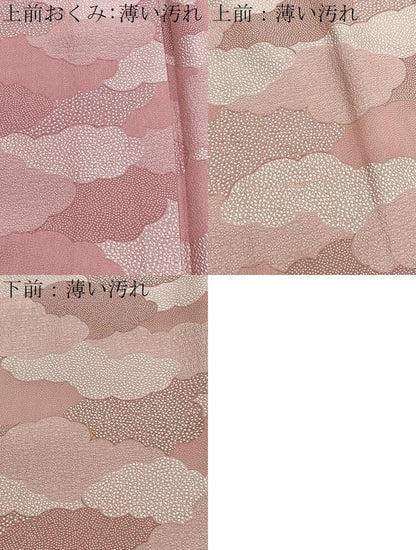 平和屋着物■上質な小紋 雲重ね 正絹 逸品 BAAW4332hv