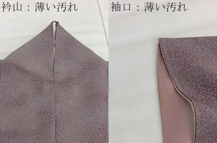 平和屋着物■上質な小紋 霞文 暈し染め 鬼しぼ縮緬 正絹 逸品 BAAW4337hv