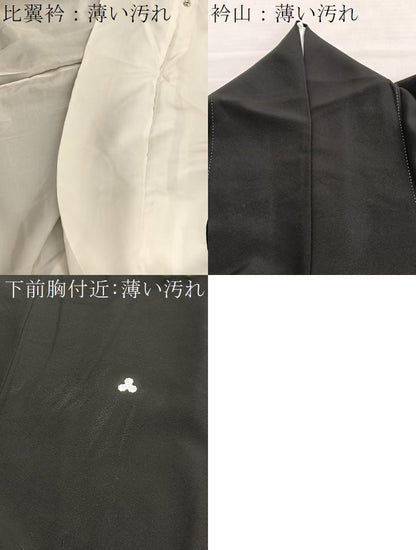 平和屋着物■豪華黒留袖 作家物 花車蒔絵文 暈し染め 金彩 正絹 逸品 BAAW4347hv