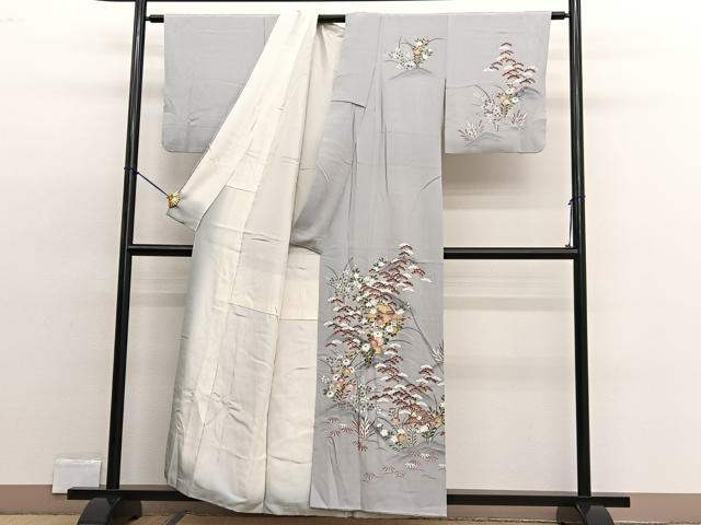 平和屋着物■訪問着 御所解花文 金彩 正絹 逸品 BAAW4350hv